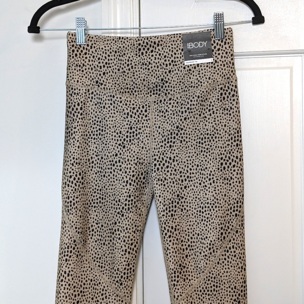 NWT S Cotton On Highwaist 7/8 Cheetah Leopard Print Workout Leggings